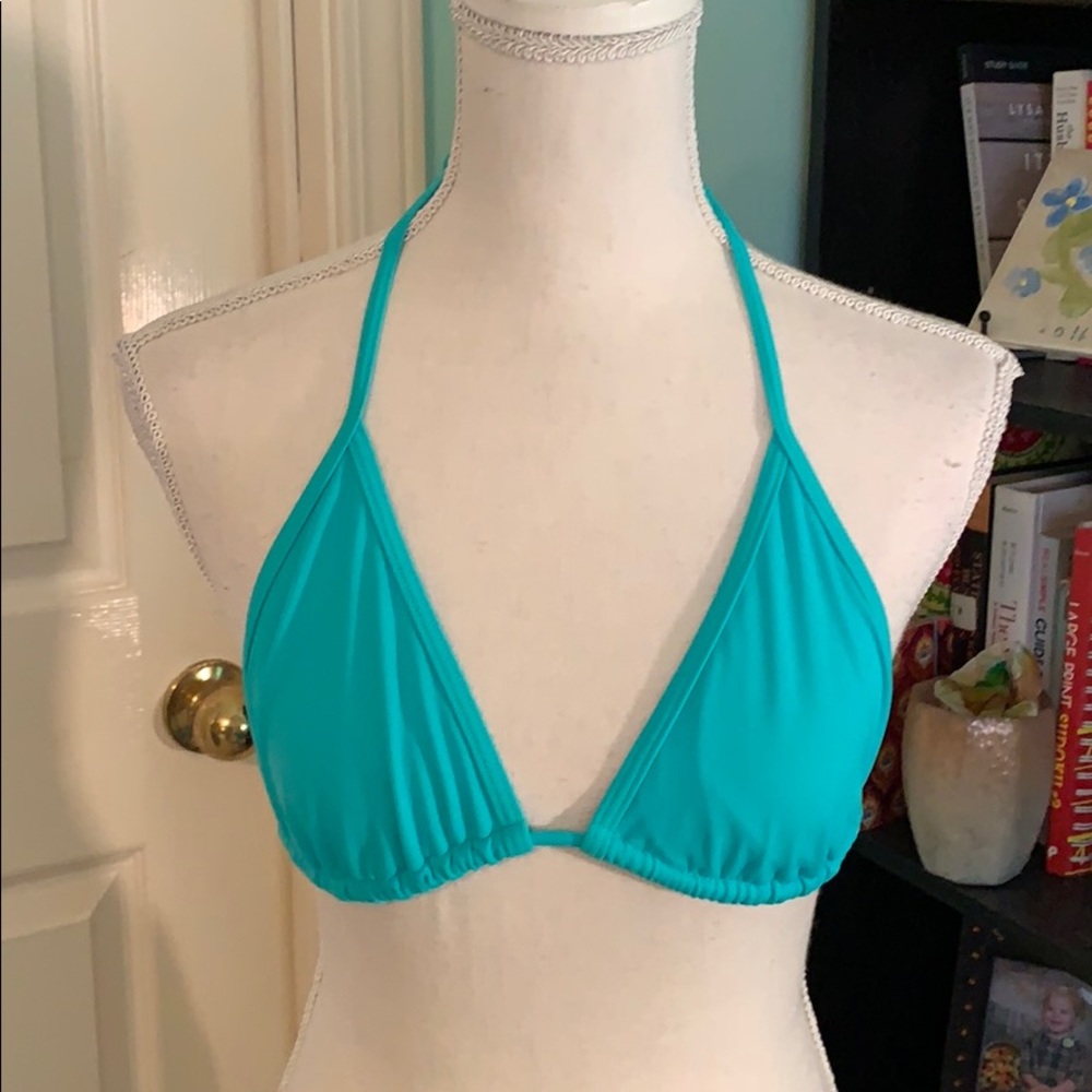 Victoria Secret NWOT teal string bikini - Picture 2 of 5